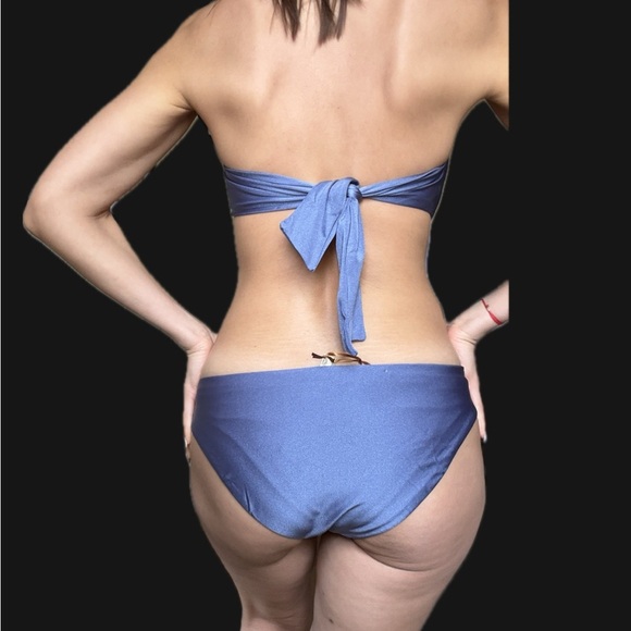 NWT Bellissima Blue Diamond Bikini w/ Swarovski Crystals (M/L) - Picture 3 of 13